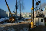 Барнаул. За строительством новой школы можно наблюдать в онлайн-режиме: на объекте установили специальную камеру