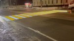Благовещенск. В городе заработал первый проекционный пешеходный переход 